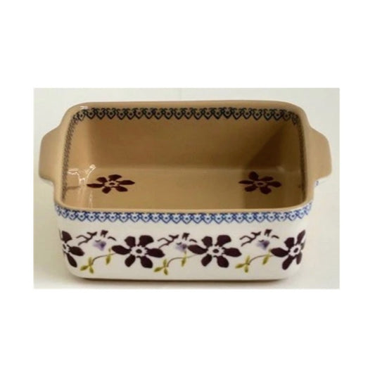 Clematis Small Square Oven Dish