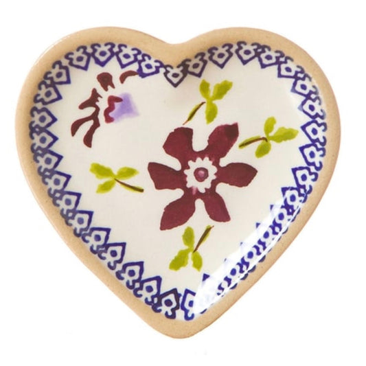 Clematis Tiny Heart Plate