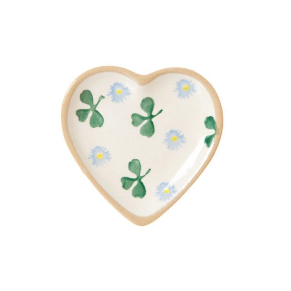 Clover Tiny Heart Plate