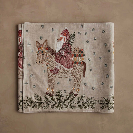 Coral & Tusk Christmas Donkey Table Runner
