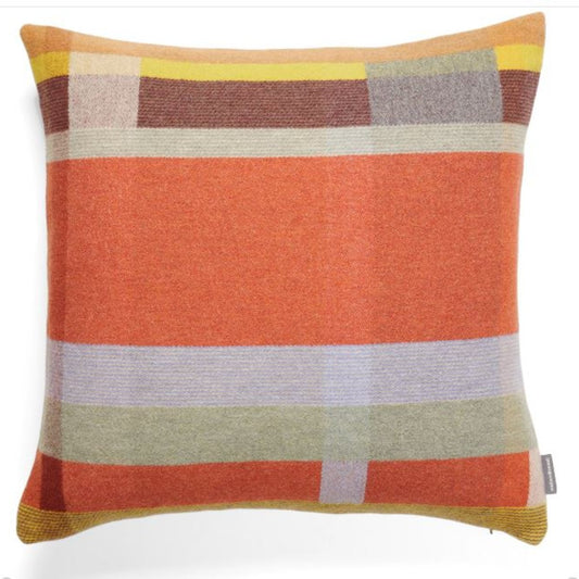 Cecil Lambswool Block Cushion