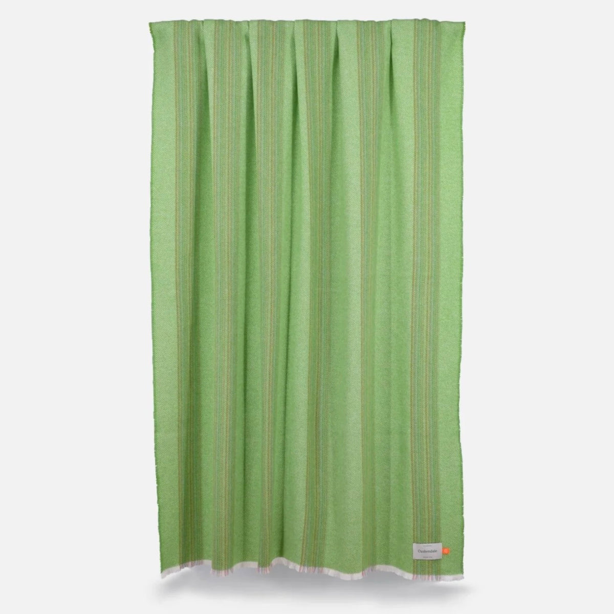 Cushendale Seskin Lambswool Small Throw - Greengage