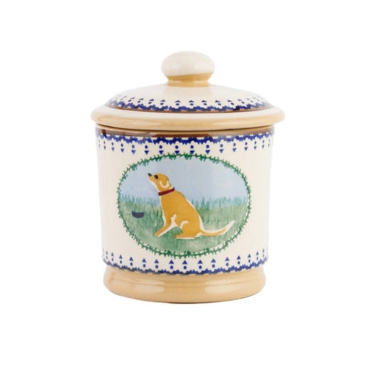 Dog Lidded Sugar Pot