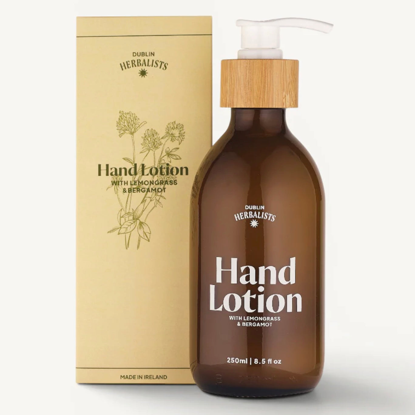 Dublin Herbalists Vegan Hand Lotion with Lemongrass & Bergamot