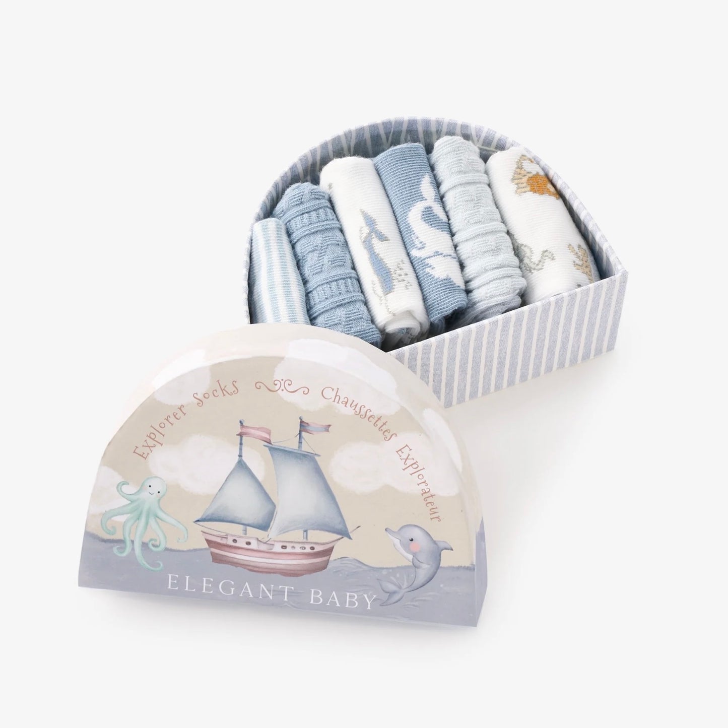 Elegant Baby World Traveler Socks Pack/6