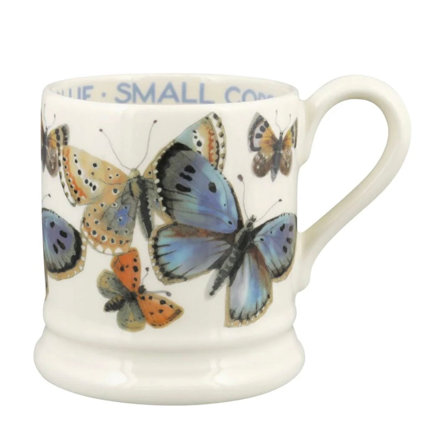 Emma Bridgewater Common Blue Butterfly 1/2 Pint Mug