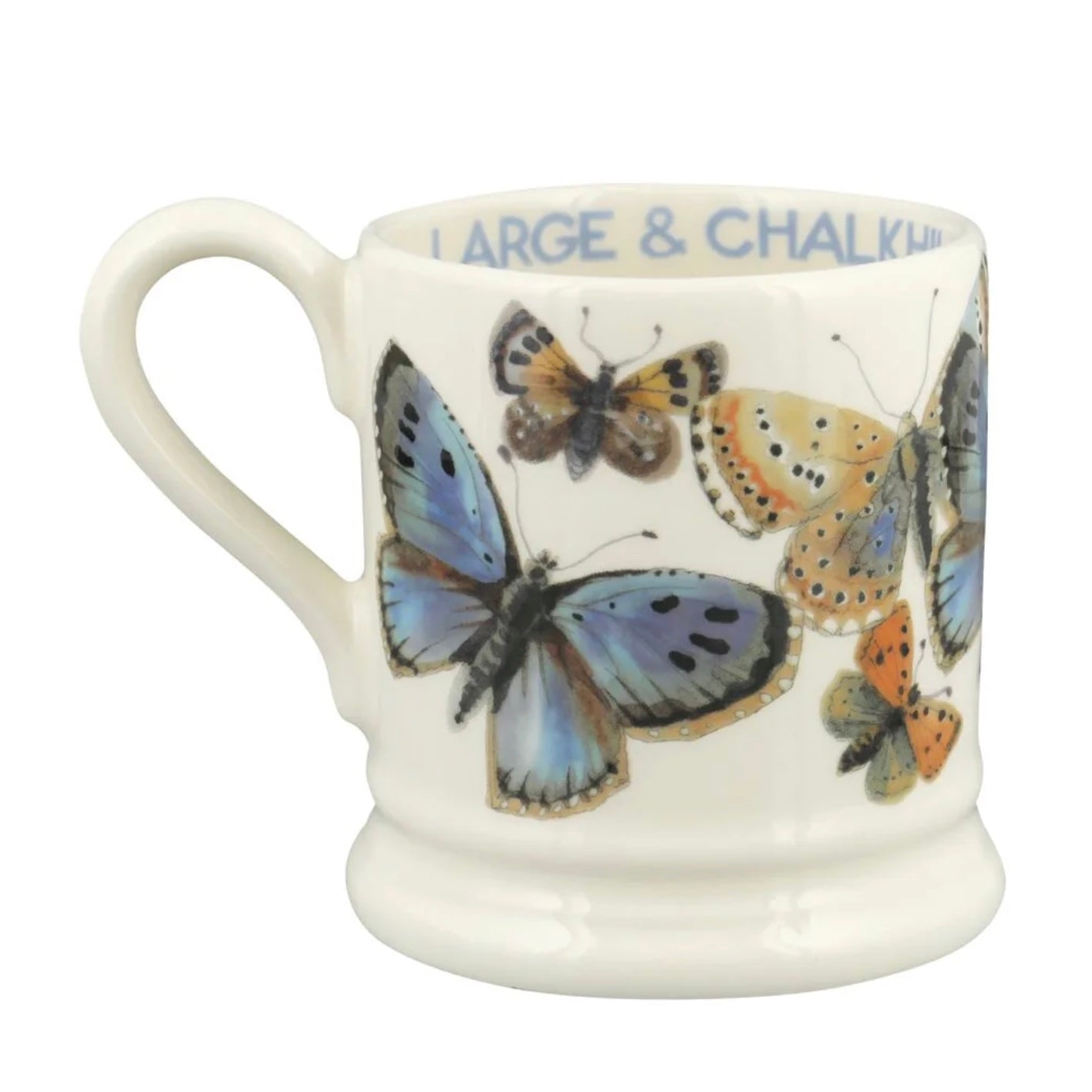 Emma Bridgewater Common Blue Butterfly 1/2 Pint Mug