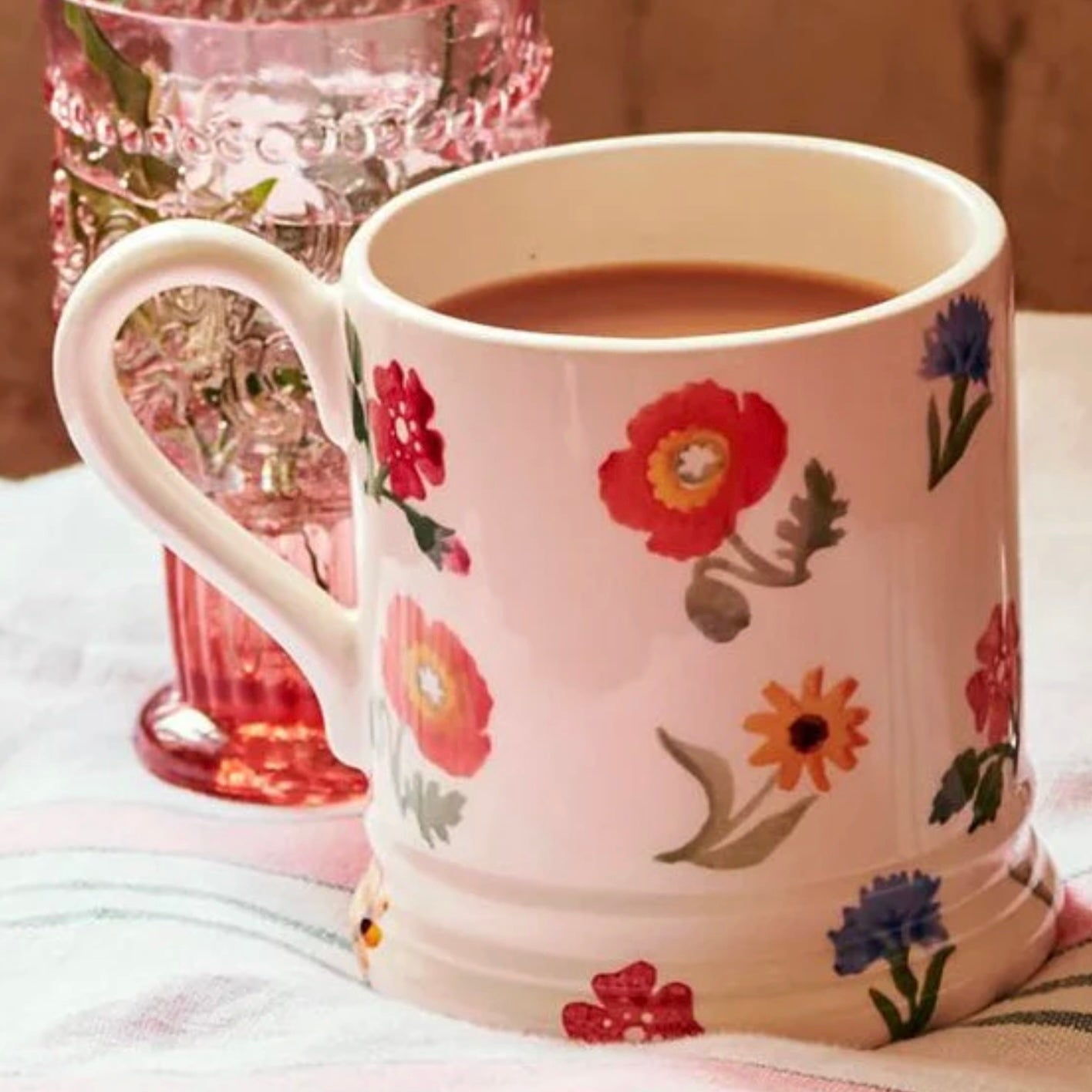 Emma Bridgewater Poppies & Pinks 1/2 Pint Mug