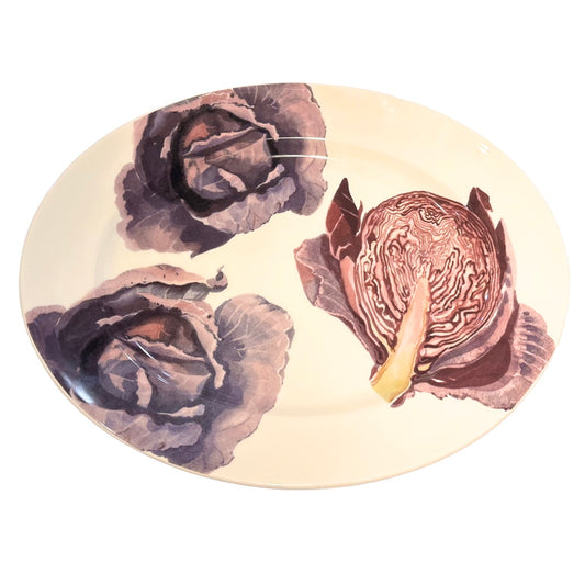 Emma Bridgewater Red Cabbage Medium Oval Platter