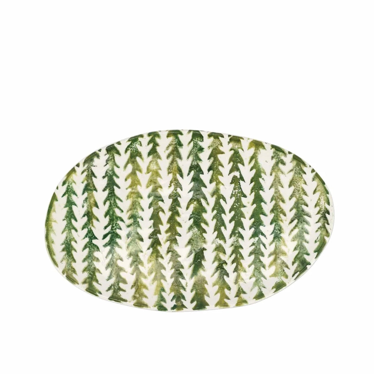 Foresta Primavera Leaves Small Oval Platter