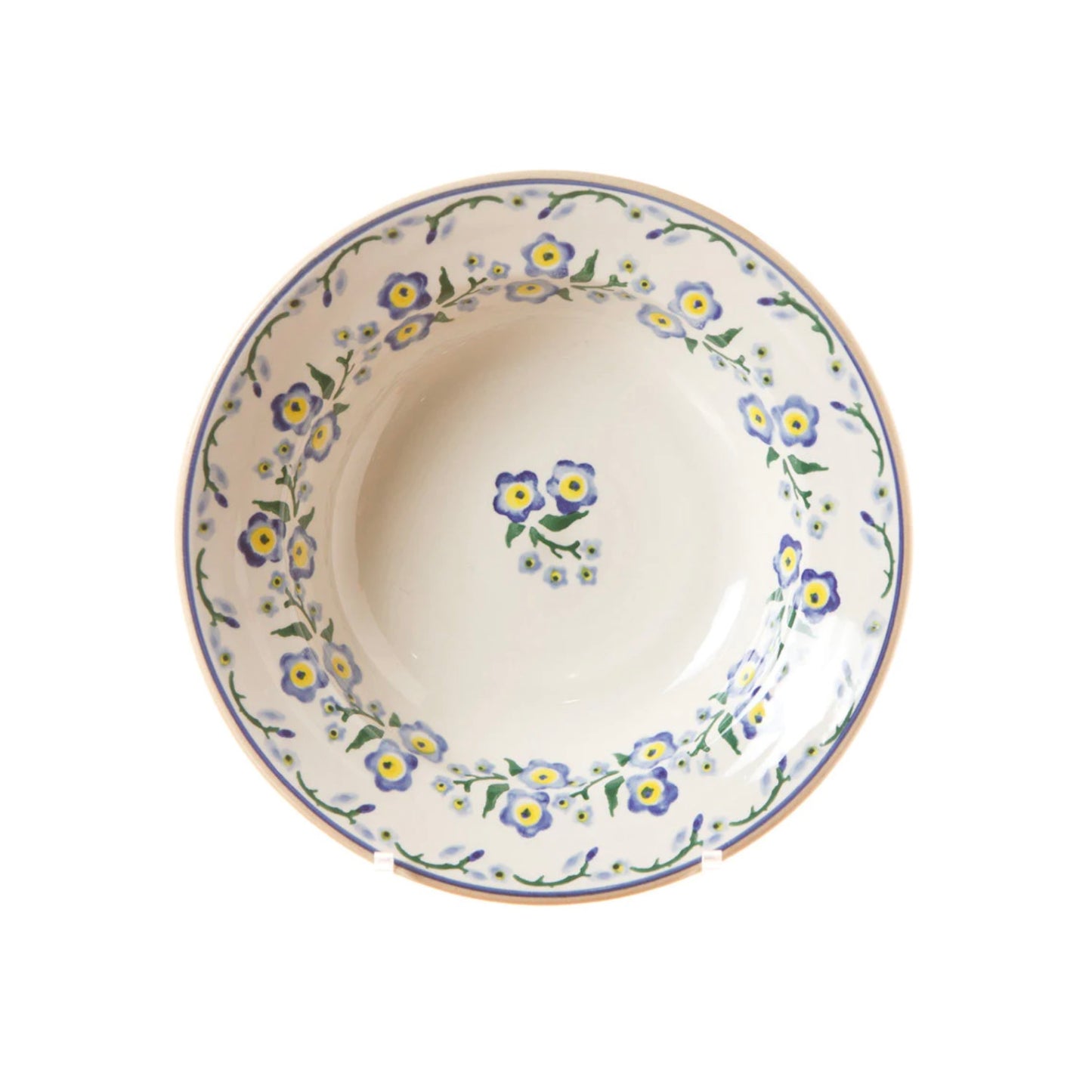 Forget Me Not Individual Pasta Bowl