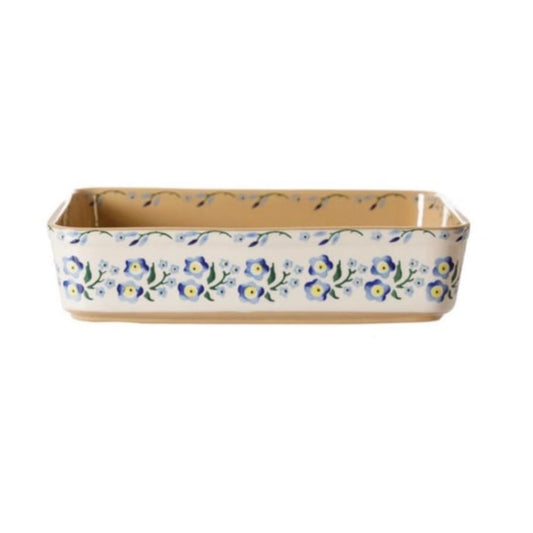 Forget Me Not Large Rectangular Oven Dish