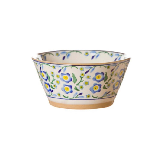 Forget Me Not Small Angled Bowl