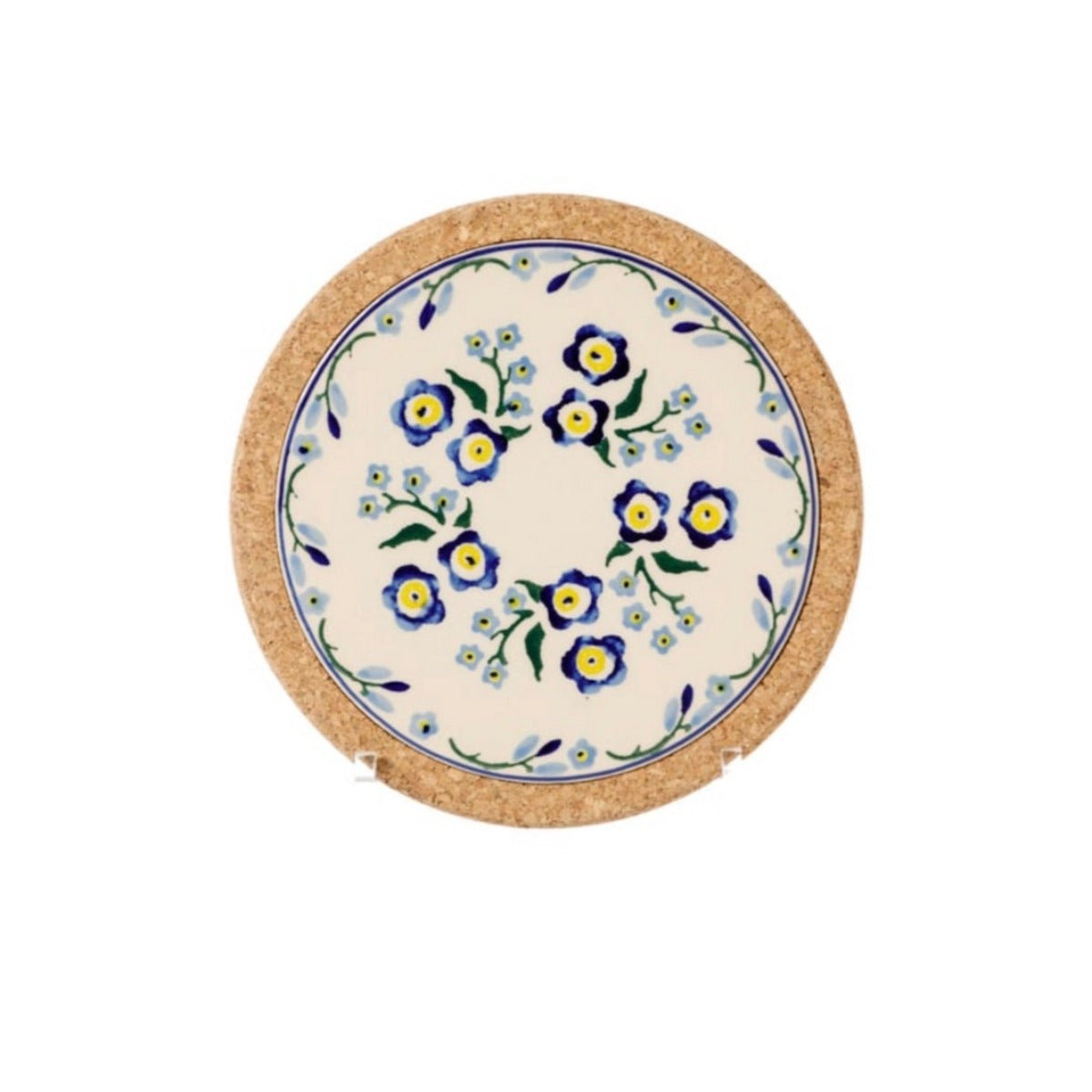 Forget Me Not Round Trivet