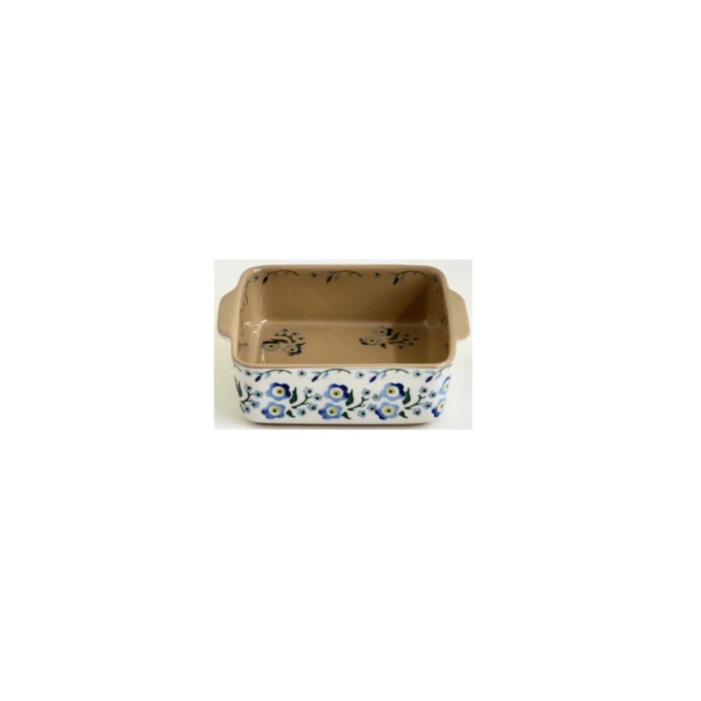 Forget Me Not Small Square Oven Dish