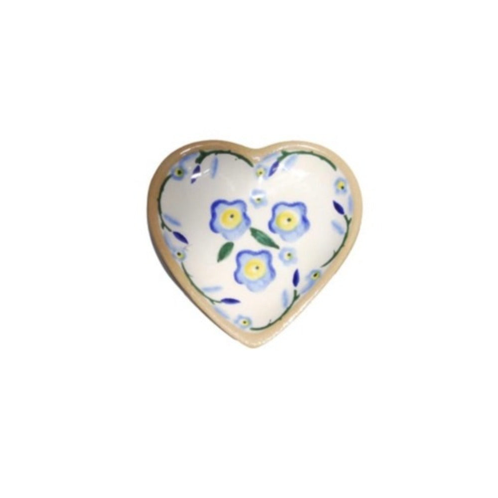 Forget Me Not Tiny Heart Plate