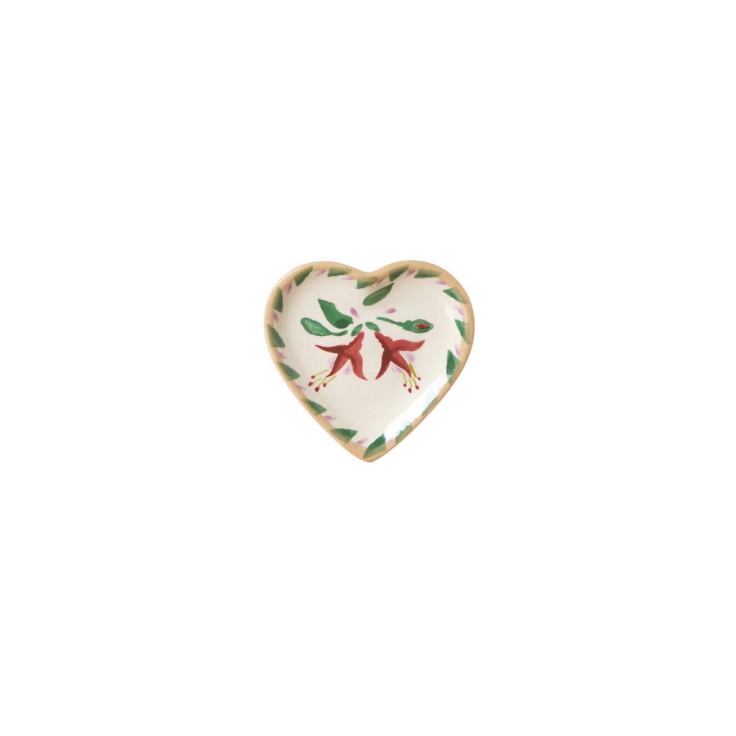 Fuchsia Tiny Heart Plate