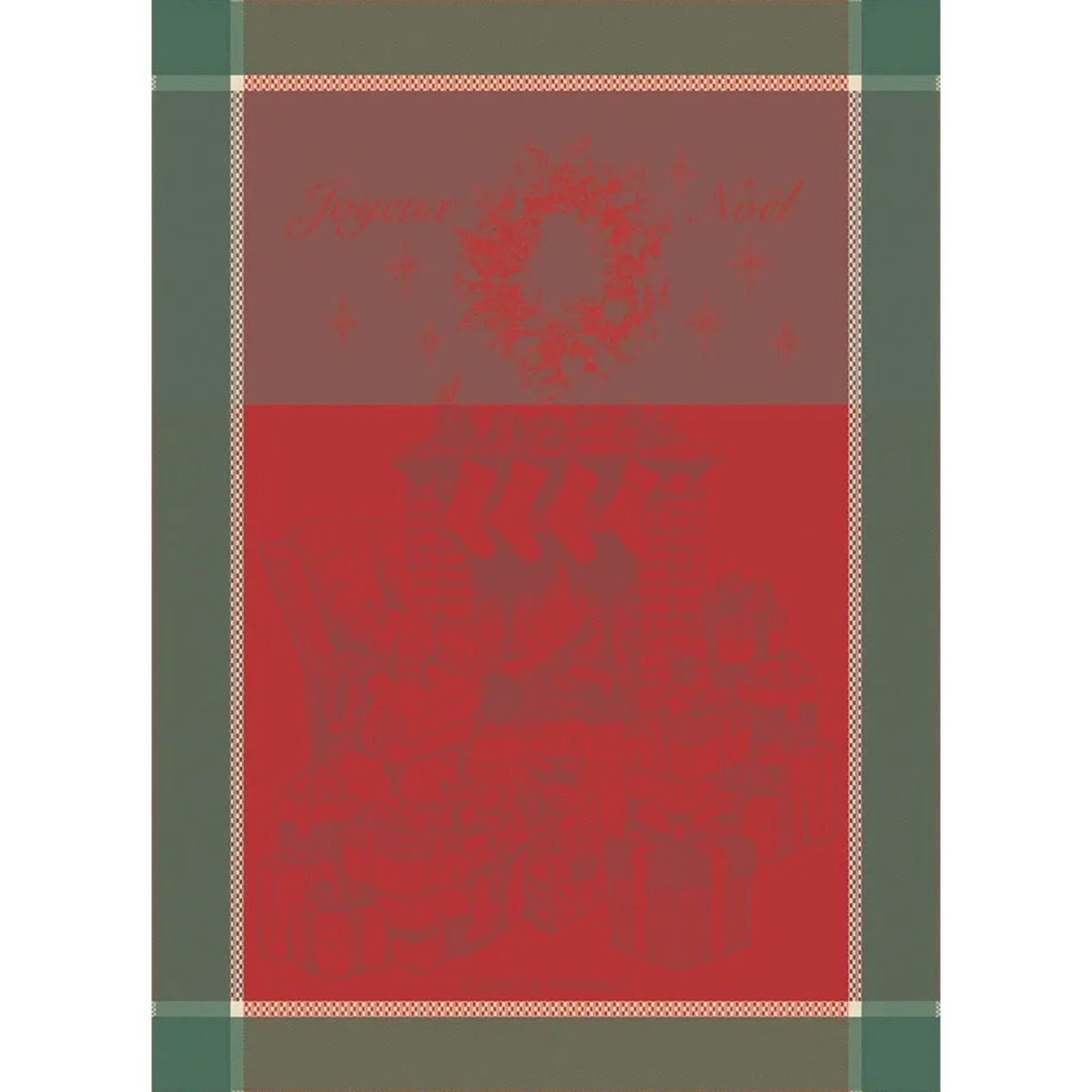 Garnier Thiebaut Les Cadeaux De Noel Houx Jacquard Kitchen Towel