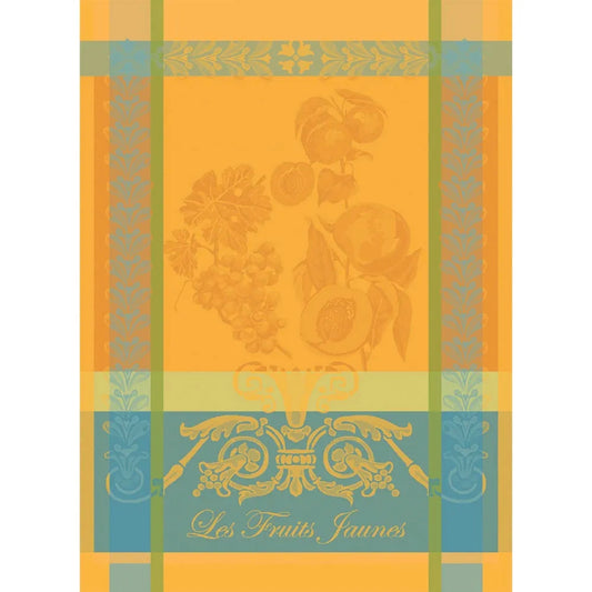 Garnier Thiebaut Les Fruits Jaunes Soleil Jacquard Kitchen Towel