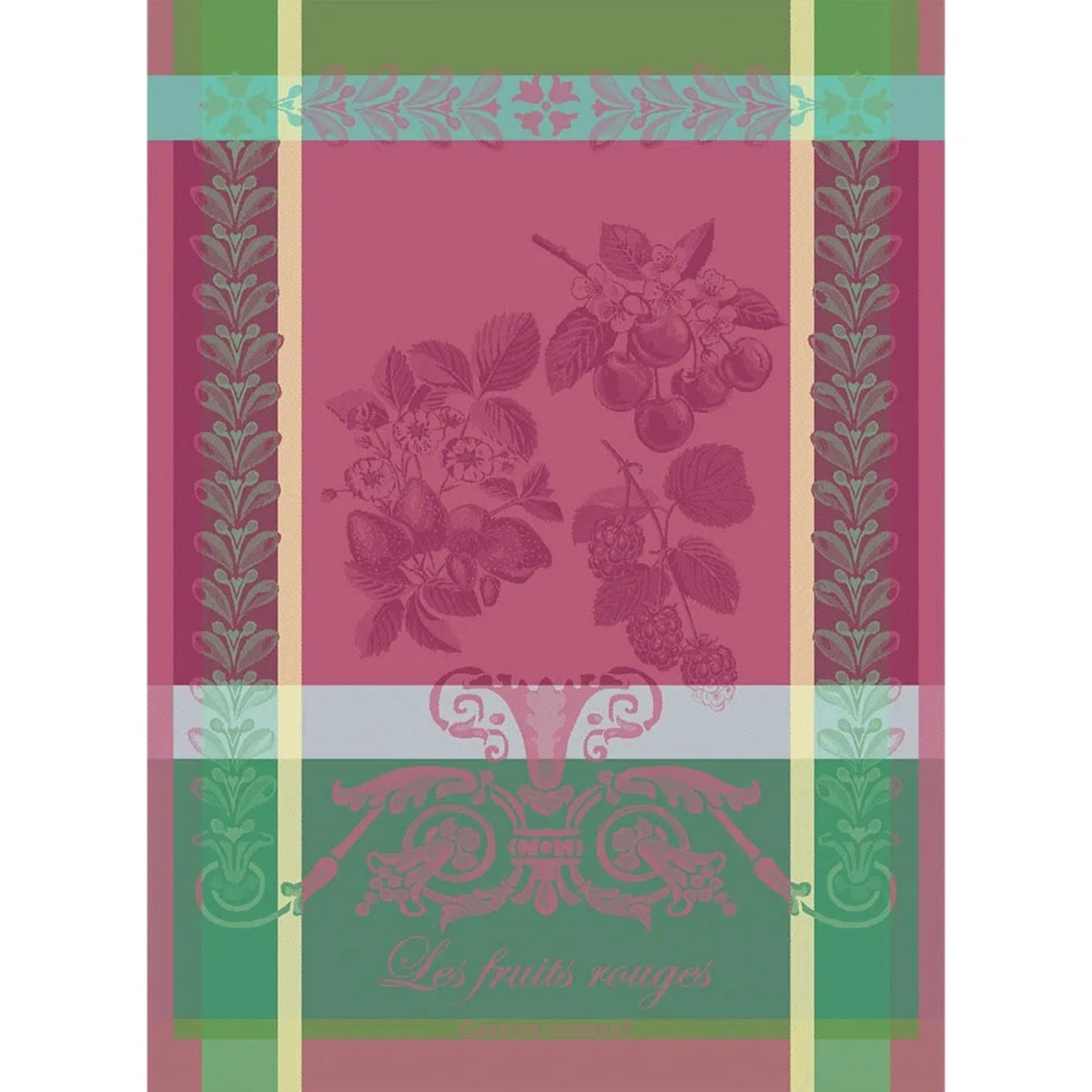 Garnier Thiebaut Les Fruits Rouges Framboise Jacquard Kitchen Towel