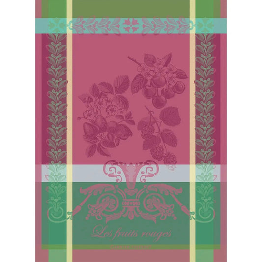 Garnier Thiebaut Les Fruits Rouges Framboise Jacquard Kitchen Towel