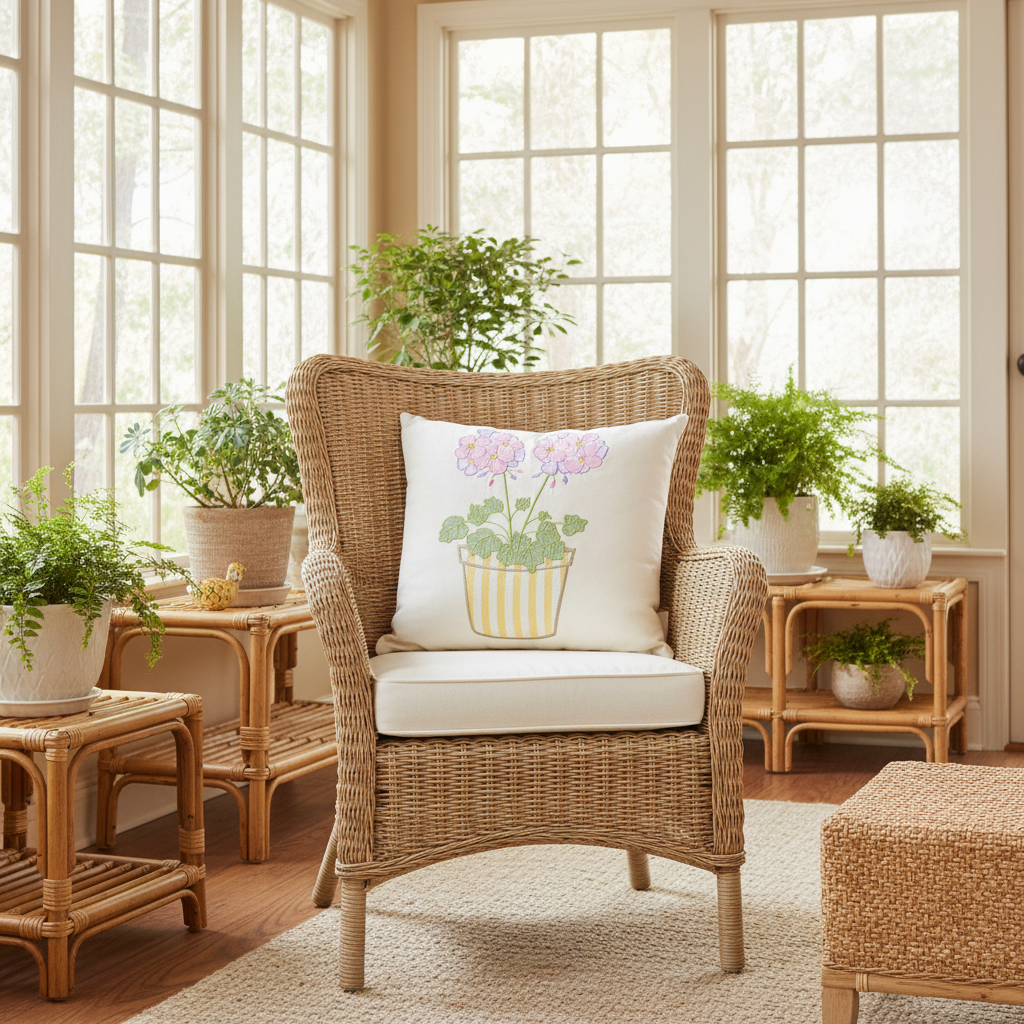 Tessitura Pardi Geranium Pillow