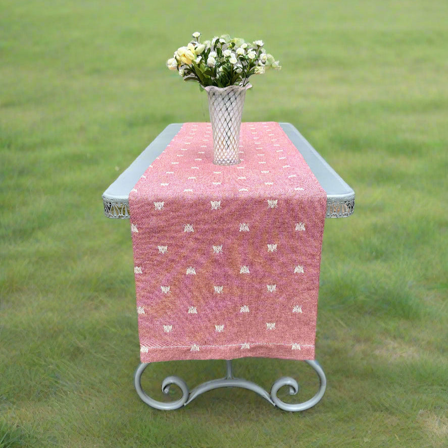 Tessitura Pardi Api Bee Tablecloth - Plum 71" x 95"