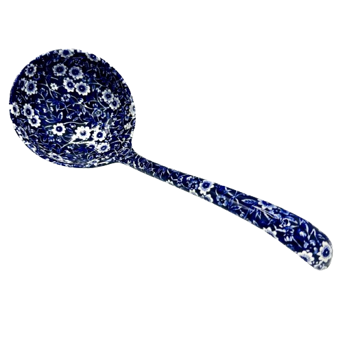 Blue Calico Soup Ladle- Retired