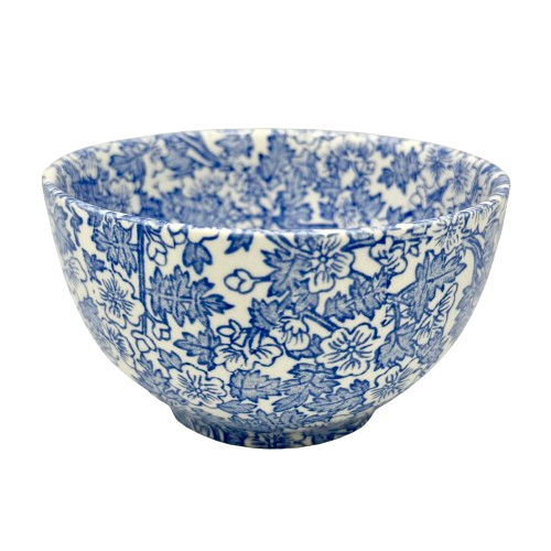 Blue Burgess Chintz (Mini Footed) Large Sugar Bowl - Retired