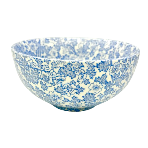 Blue Burgess Chintz Small Footed Bowl - Retired