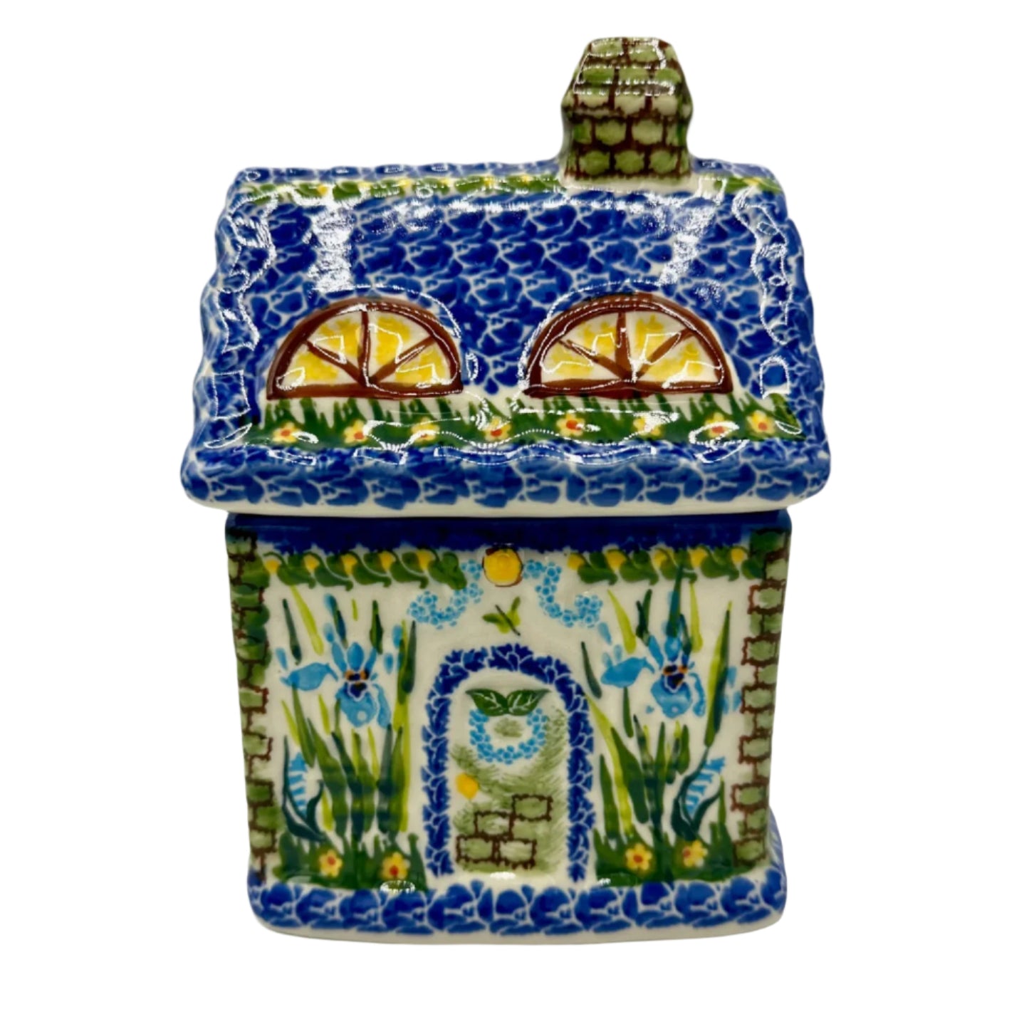 Polish Pottery House Cookie Jar 2025