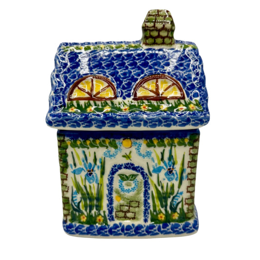 Polish Pottery House Cookie Jar 2025