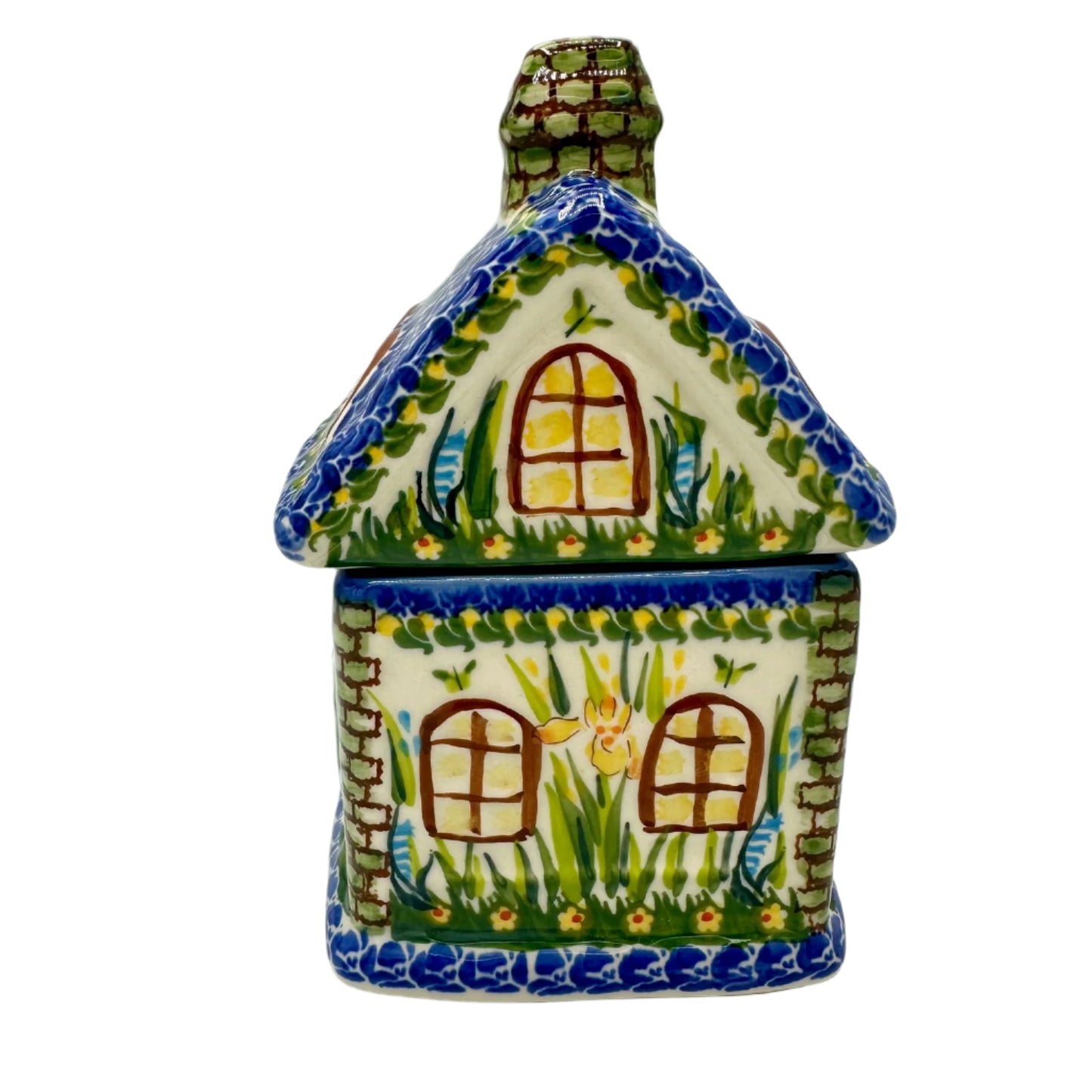 Polish Pottery House Cookie Jar 2025