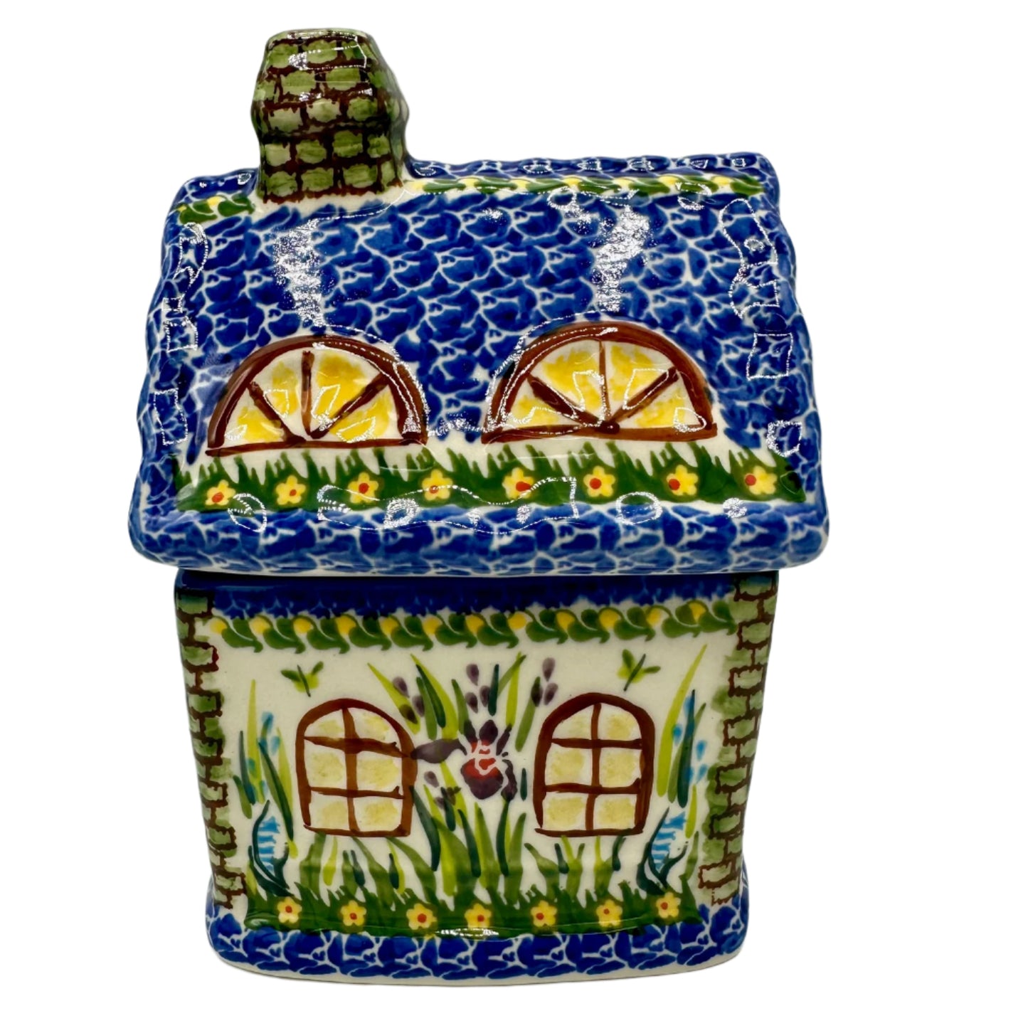 Polish Pottery House Cookie Jar 2025