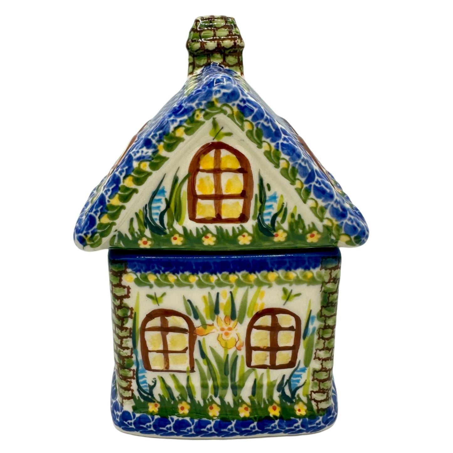 Polish Pottery House Cookie Jar 2025