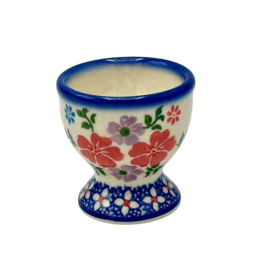 Polish Pottery Floral Egg Cup 17-0802