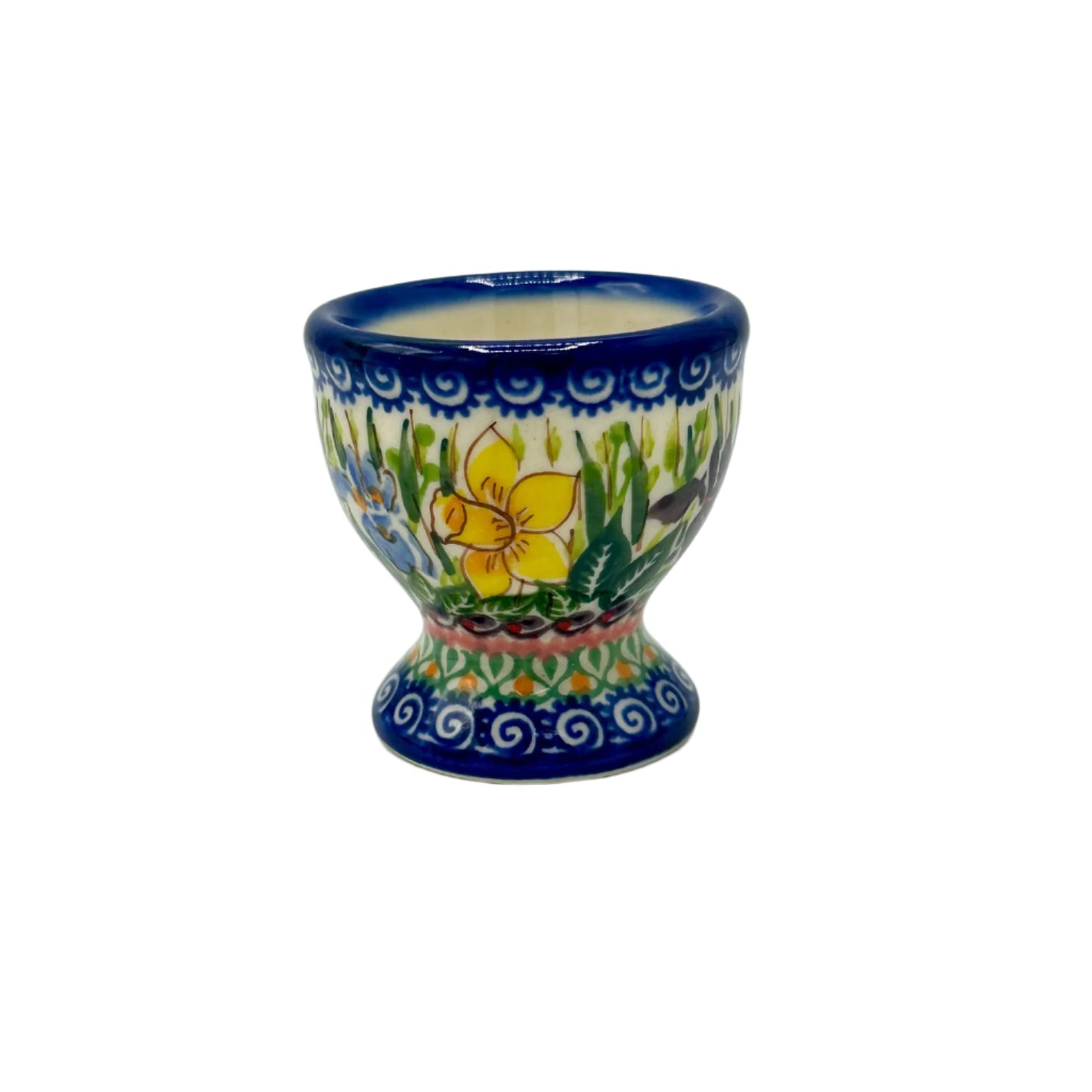 Polish Pottery Egg Cup Art 2 17-0802 A2