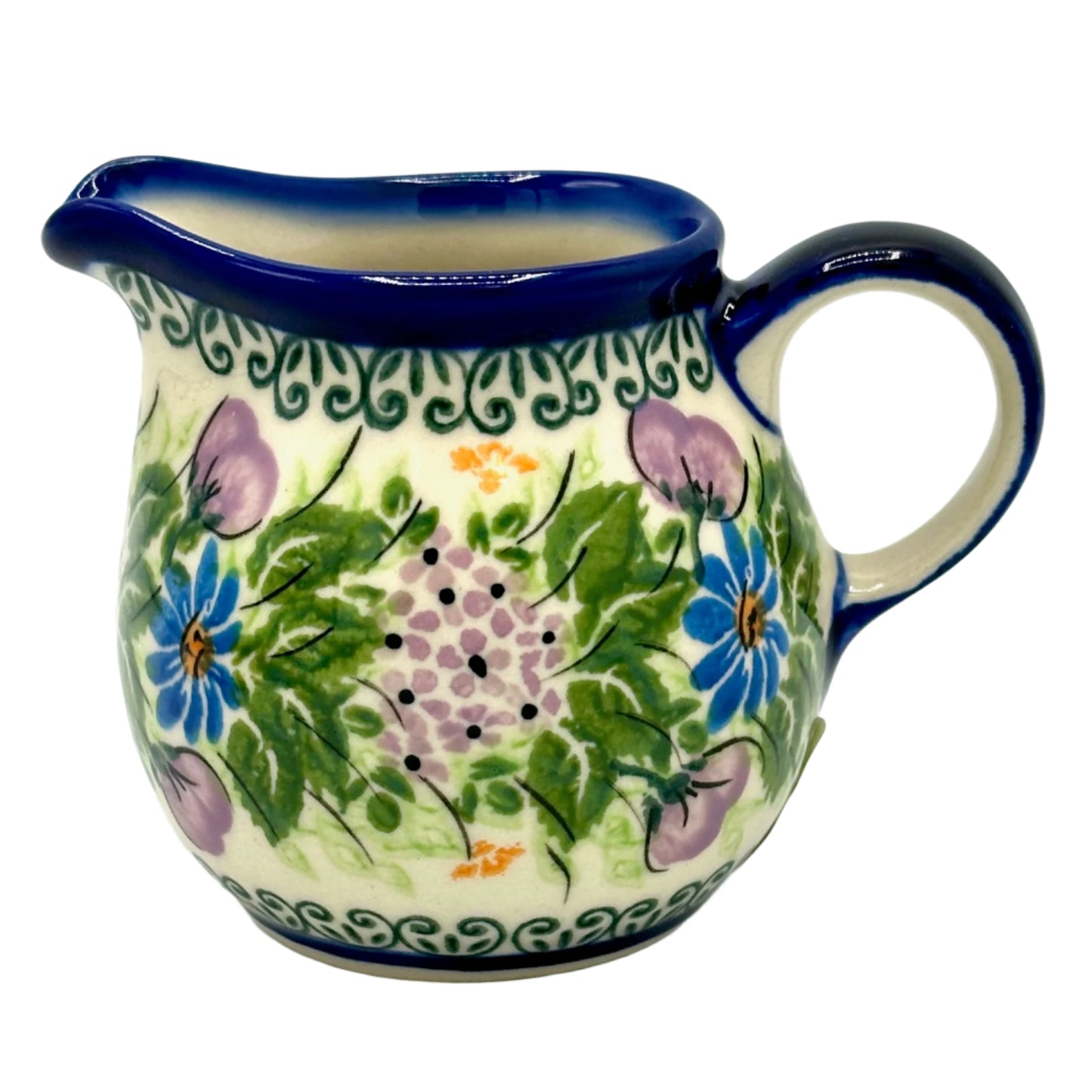 Polish Pottery Creamer Kubus Art 1 10-0502 A1