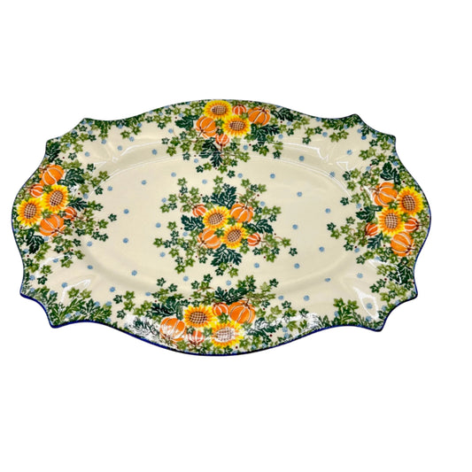 Polish Pottery Fall Platter