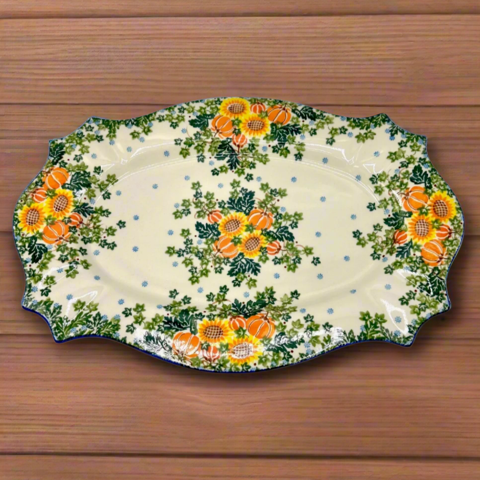 Polish Pottery Fall Platter