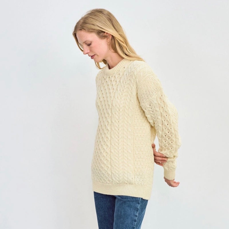 Inishbofin Ladies Sweater - Cream