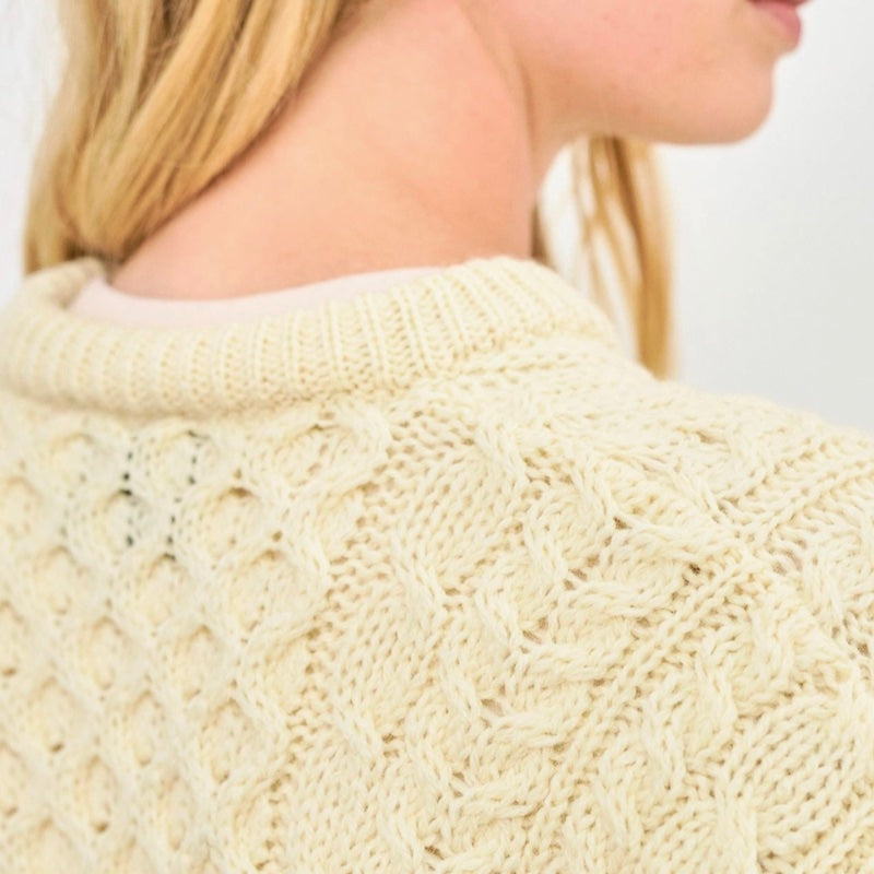 Inishbofin Ladies Sweater - Cream