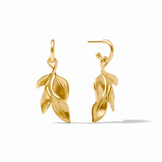 Julie Vos Willow Hoop & Charm Earring