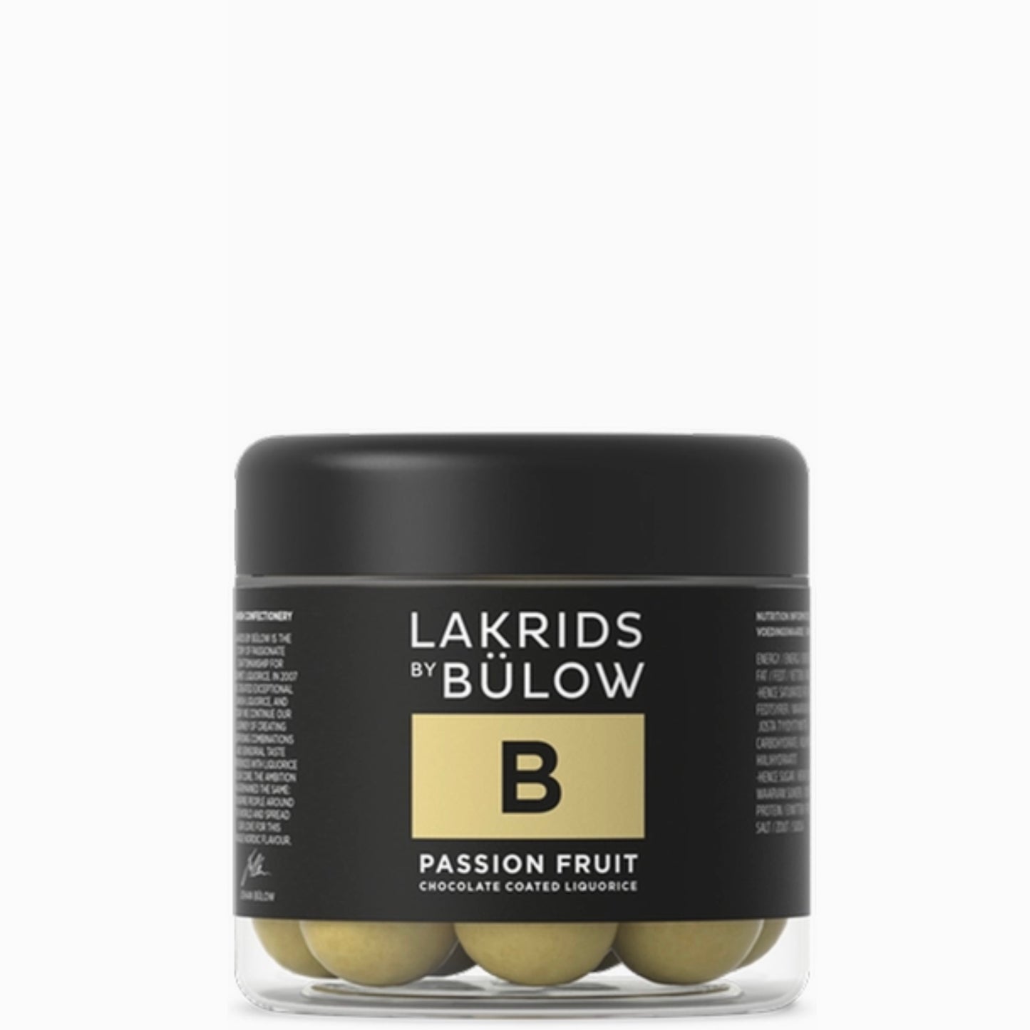 Lakrids by Bülow Passionfruit White Chocolate Coated Gourmet Licorice -Small