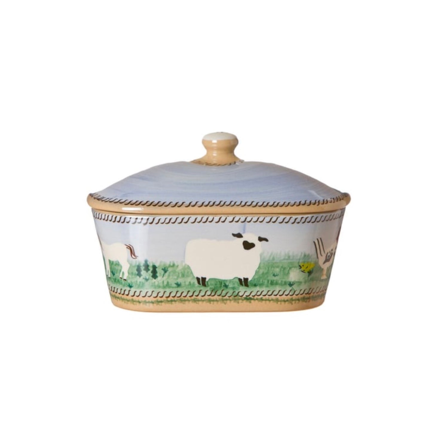 Landscape Covered Butter Dish