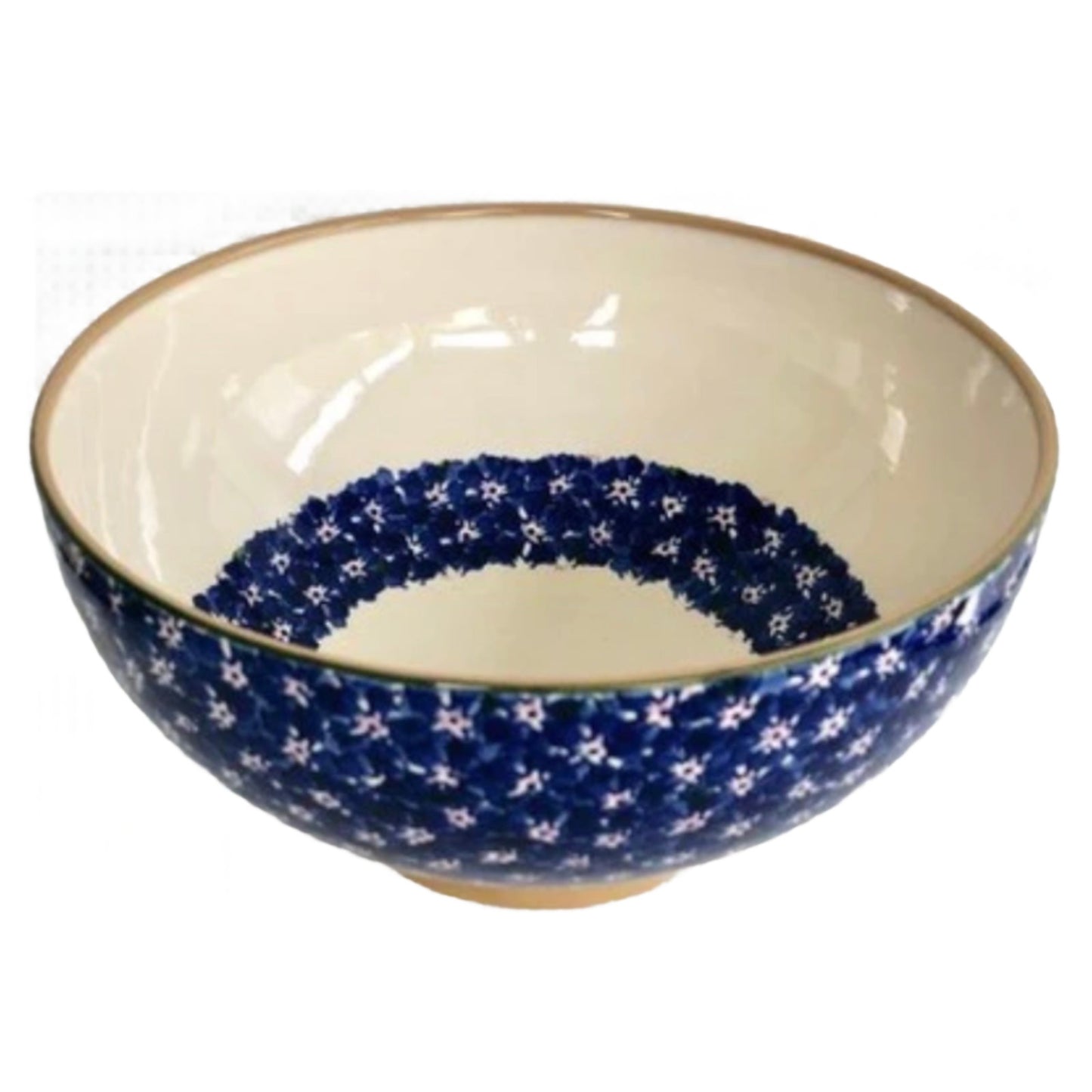 Lawn Dark Blue Salad Bowl - New Style