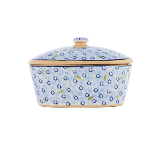 Lawn Light Blue Butterdish