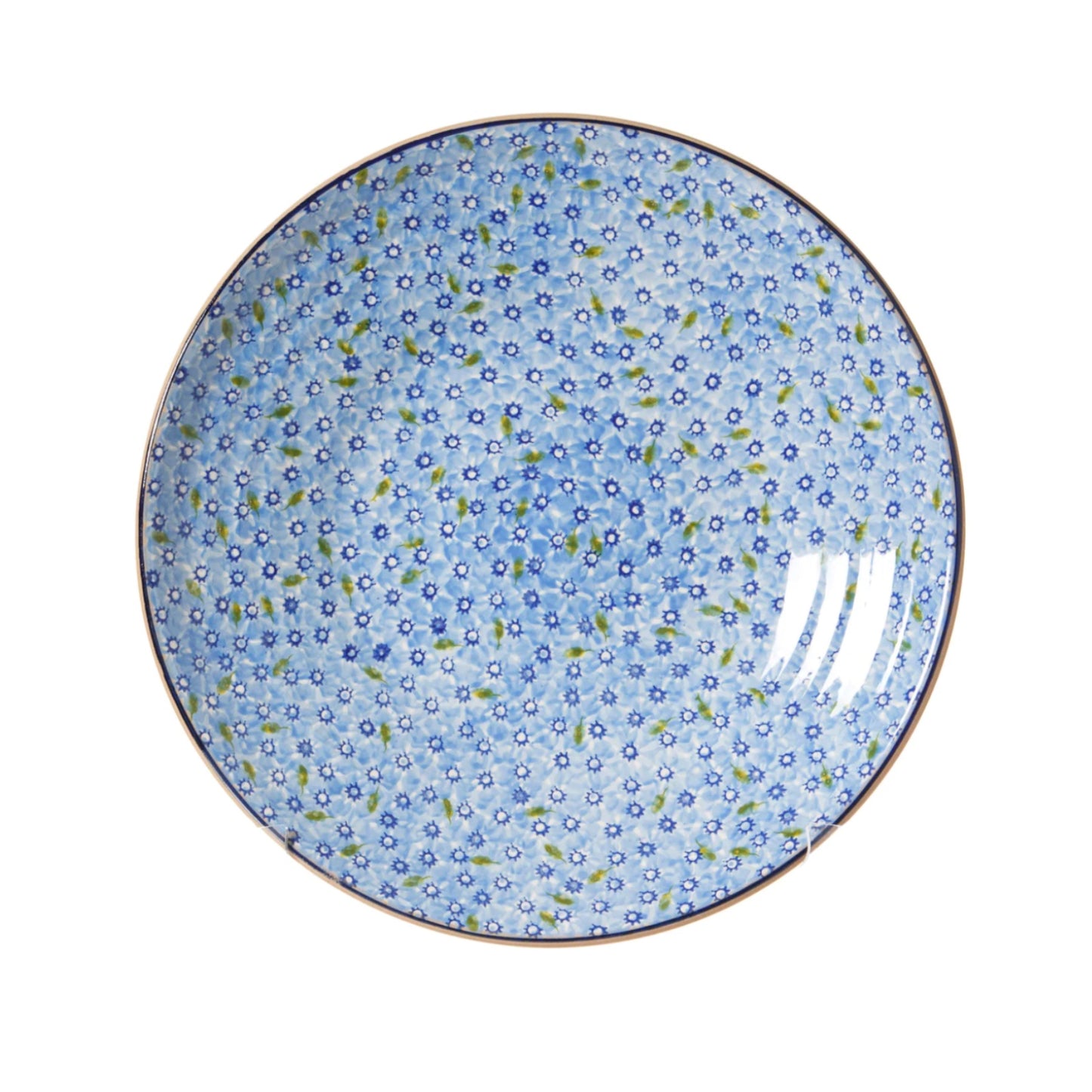 Lawn Light Blue Shallow Dish