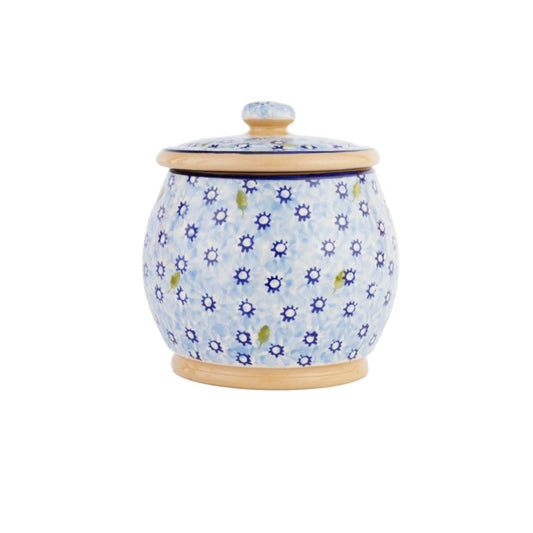 Lawn Light Blue Small Round Jar