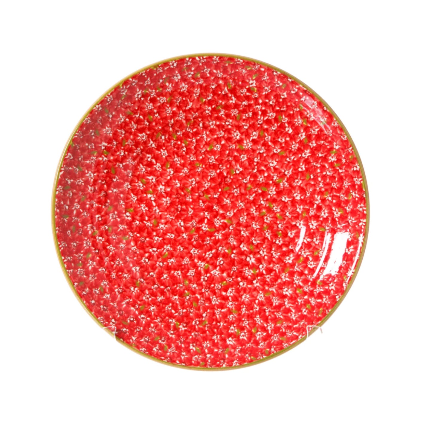 Lawn Red Shallow Dish